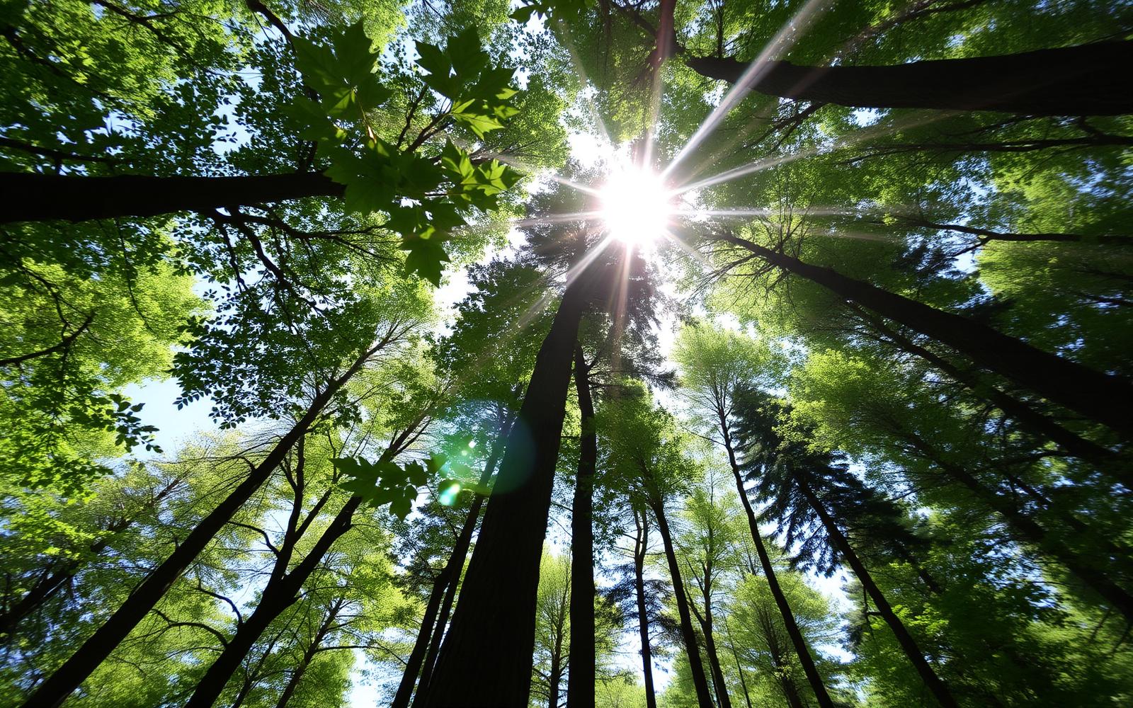 Ontario forest canopy